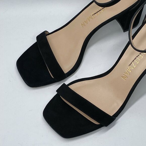 Stuart Weitzman Suede Block Heeled Sandals size 8.5 - Picture 5 of 10